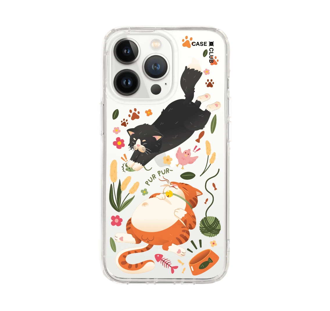 orange & black cat pattern